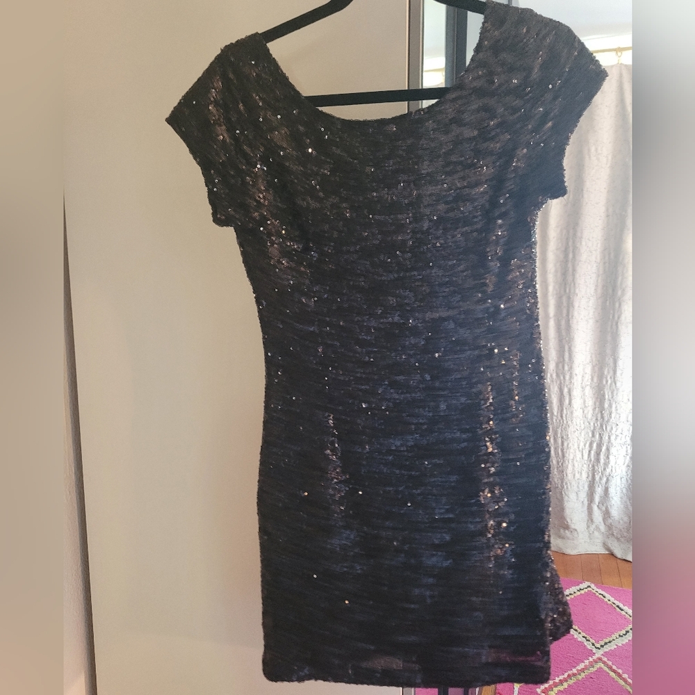 Millau black sequin dress, medium